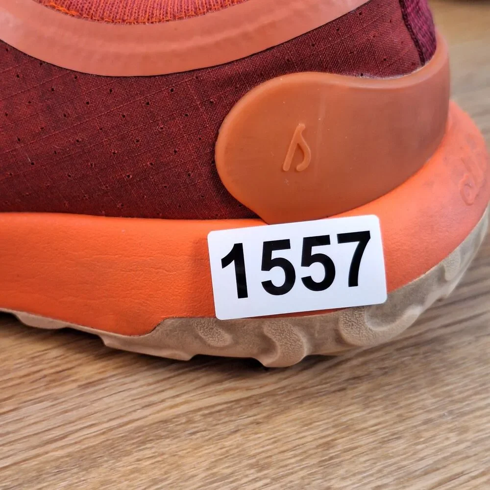 Allbirds SWT Men's 10 Trail Runner Sneakers Red Orange Lace-Up Sustainable